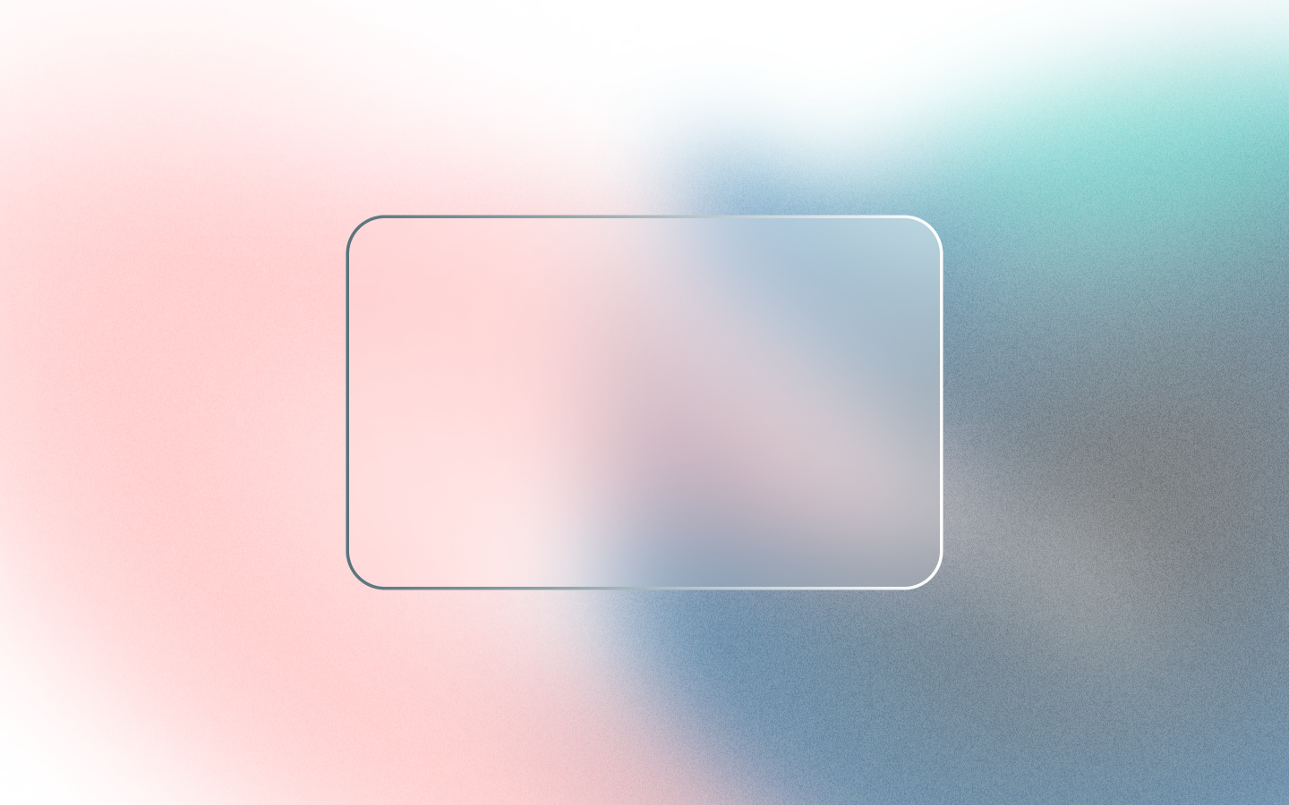 Rectangle is a glass-look on a gradient background.