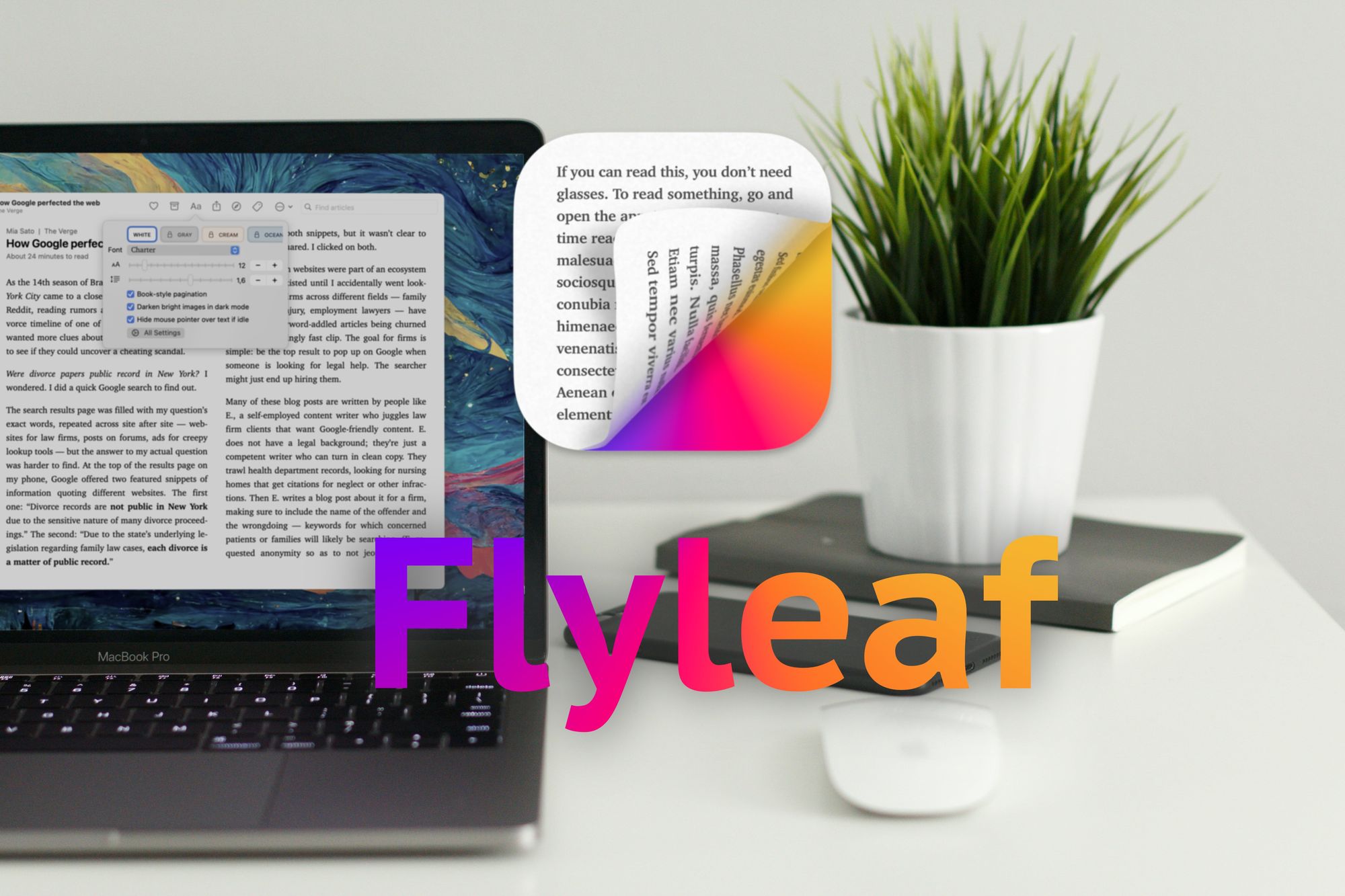 Read articles like books – with Flyleaf