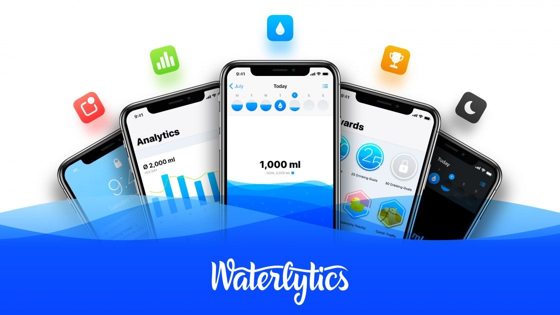 Tracking your hydration never looked so good & The easiest way to share expenses with your friends