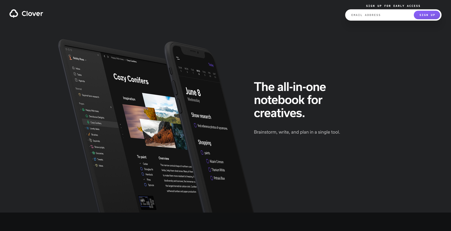 The all-in-one notebook for creatives & Our industry needs more designers. Most importantly: a different type of designer.