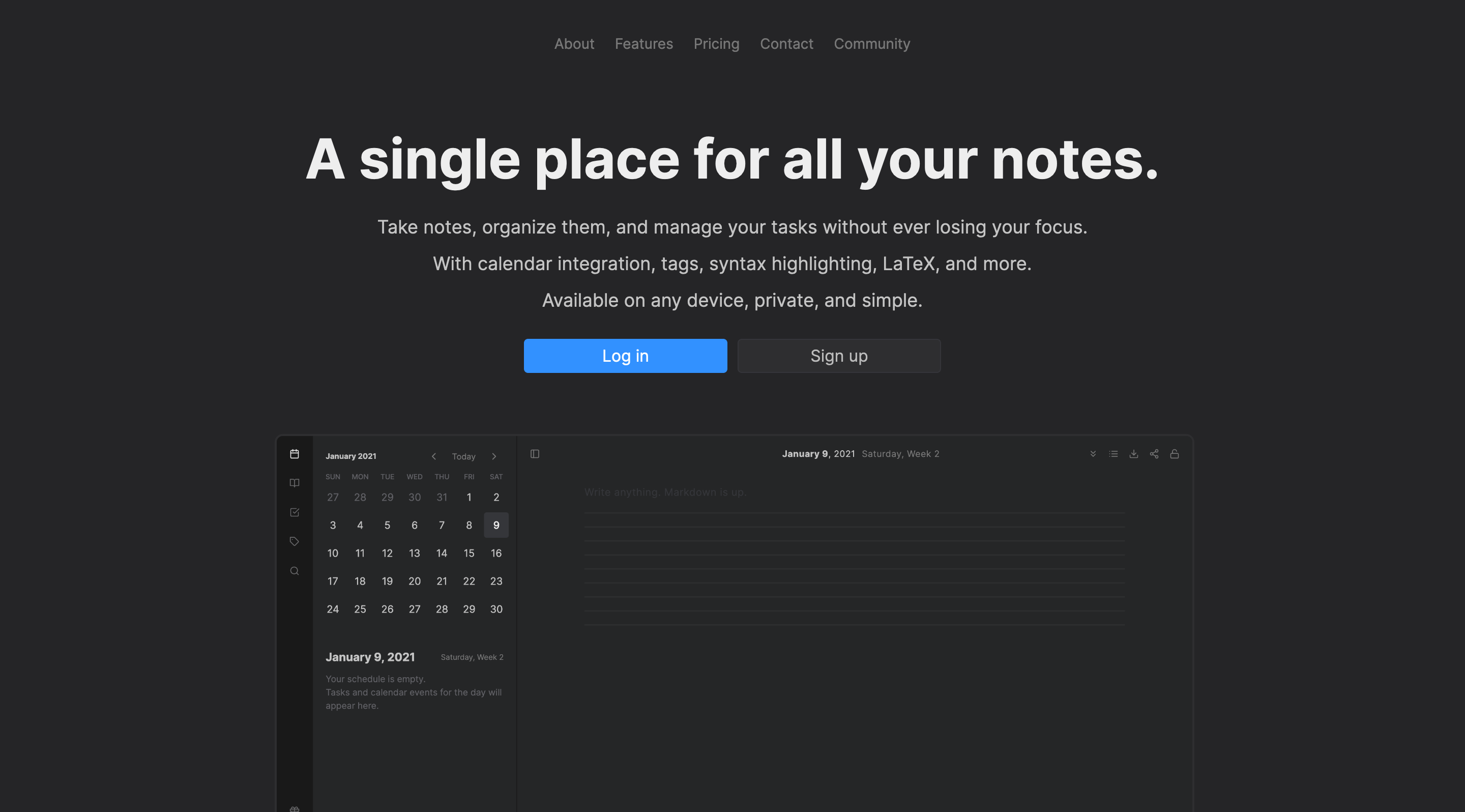 A single place for all your notes & Use ideas as tools not truths