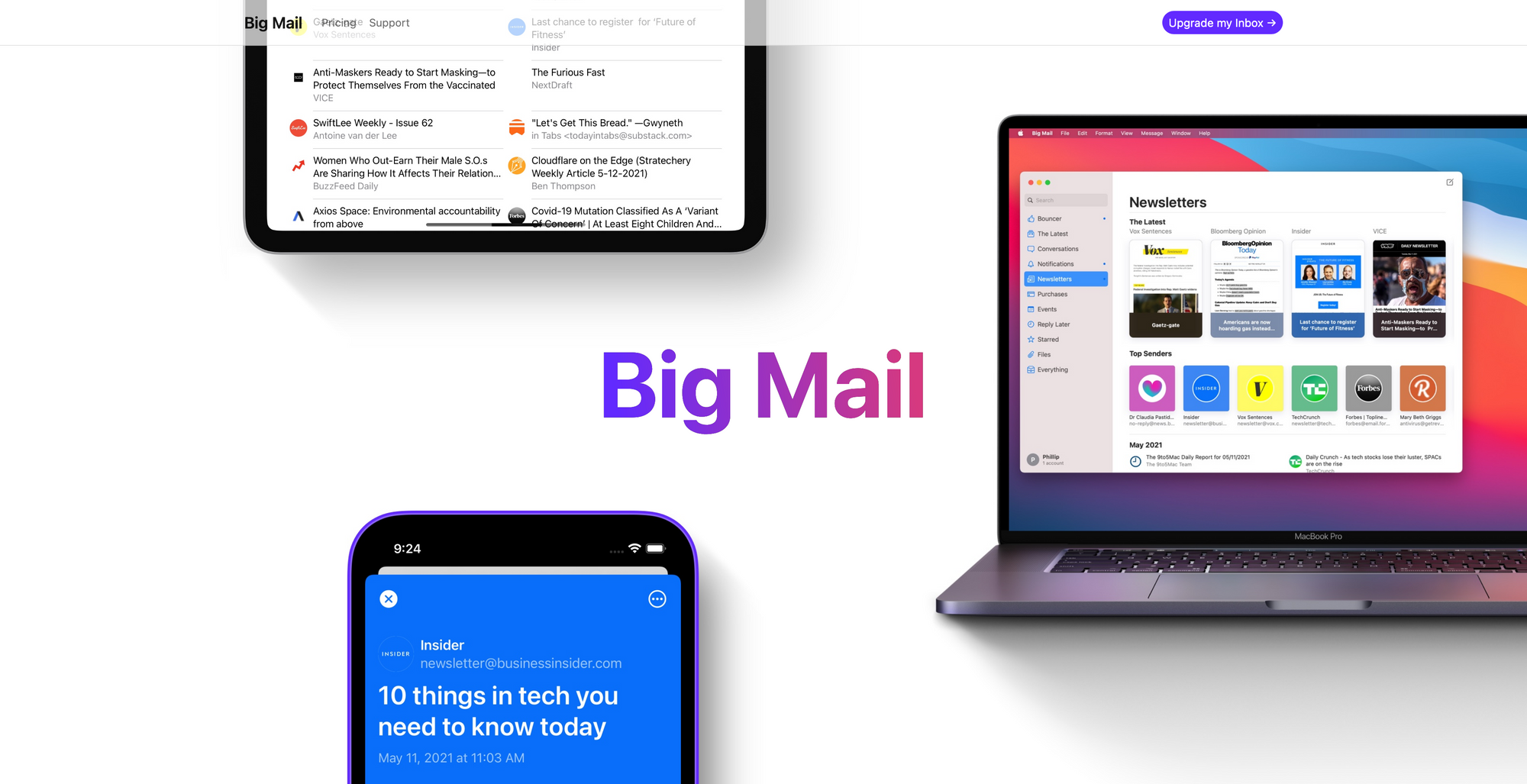 Your inbox, upgraded & From idea to final draft in no time